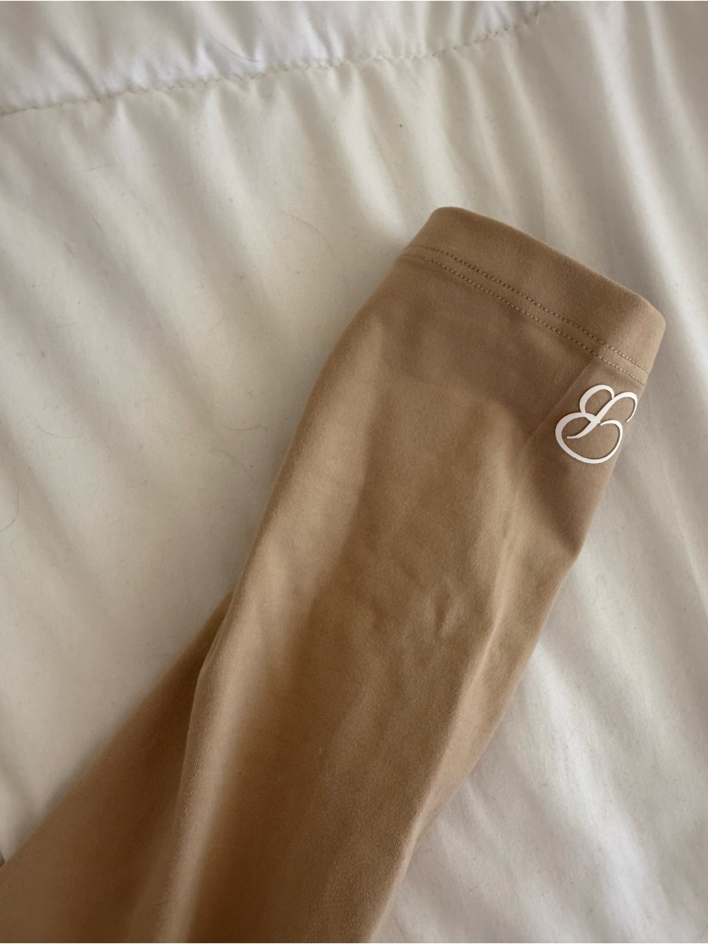 Bombshell Sportswear Leggings in Tan - Picture 2 of 4